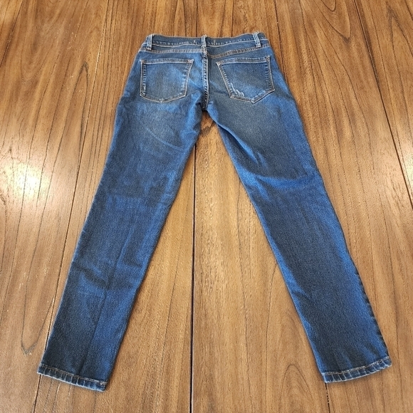 free people ankle skinny straight crop low rise y2k jeans size 25 - Picture 11 of 13